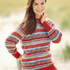 Pullover mit geometrischer Mustervielfalt