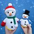 Frosty Frank, the Snowman - No Sew Crochet Plush Toy Pattern