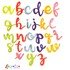 Alphabet Lowercase crochet applique