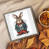 cross stich pattern template 14Ct Aida Sticken Rabbit