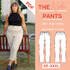 Chino Pants Sewing Pattern Ladies XS-XXXL Pants Pattern