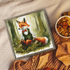 Stickvorlage Kreuzstich Fuchs im Wald 14Ct Sticken