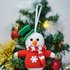 Snowman keychain PDF pattern - amigurumi snowman keychain pattern