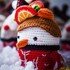 Snowman reindeer cup PDF pattern - amigurumi snowman reindeer cup pattern