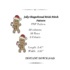 Jolly Gingerbread Brick Stitch Pattern