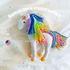 Color Horse Crochet Pattern - Horse amigurumi - PDF in English only