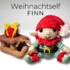 Häkelanleitung Weihnachtself Finn