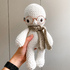 Crochet Pattern for a Plush Snowman (US terms)