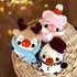 Holiday crochet plushies bundle 3 in 1 - crochet reindeer, snowman, piggy