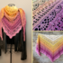 Crochet Pattern Triangular Scarf "Nemea"