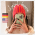 crochet pattern colorful striped beanie hat | German & English