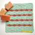 Waves Washcloth or Dishcloth - Easy Crochet Pattern for Beginners