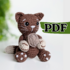 Crochet kitty cat amigurumi pattern pattern, easy crochet animal pattern