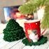 Crochet Christmas tree coasters set with the holder pattern