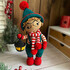 Amigurumi Christmas doll Oliver, the Christmas Gnome / Christmas Elf