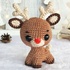 Little Reindeer Low Sew Amigurumi Pattern - Step-by-Step Crochet Tutorial