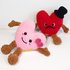 Crochet Heart Plushies for Valentine's Day - No Sew Toy Crochet Pattern