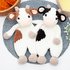 Crochet cow snuggler pattern, cow lovey crochet pattern, comforter toy