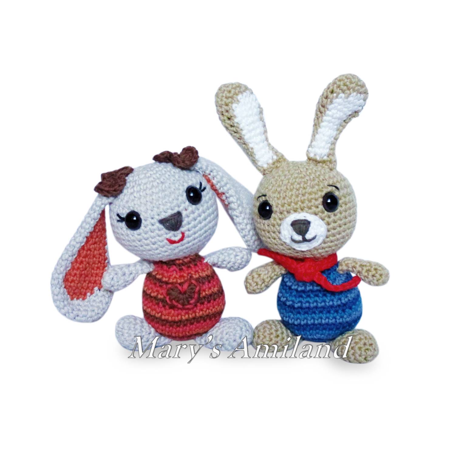 PDF Pattern baby bunny with pants amigurumi crochet