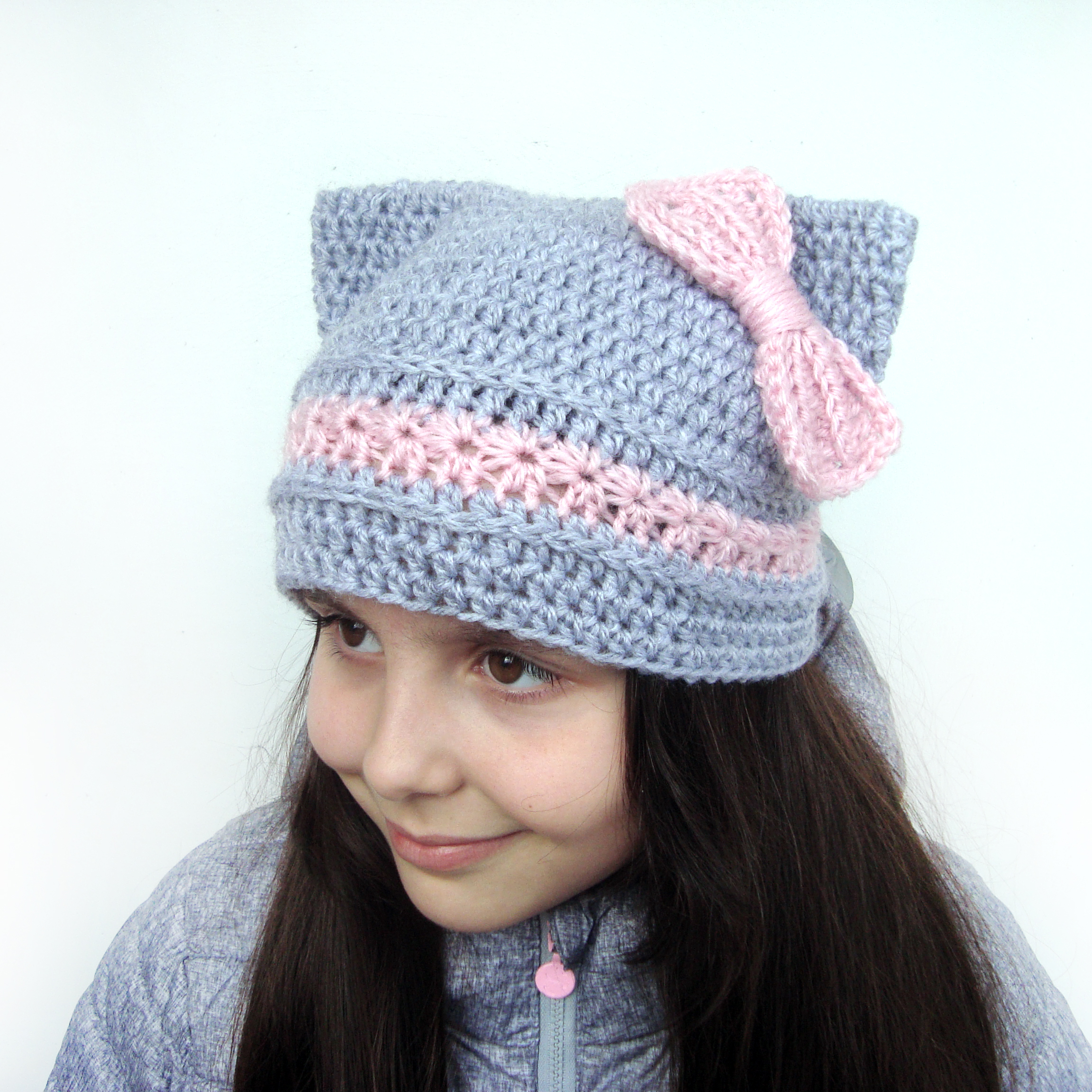 Easy Pussy Cat hat with ears