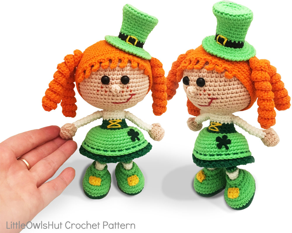 crochet leprechaun doll free pattern