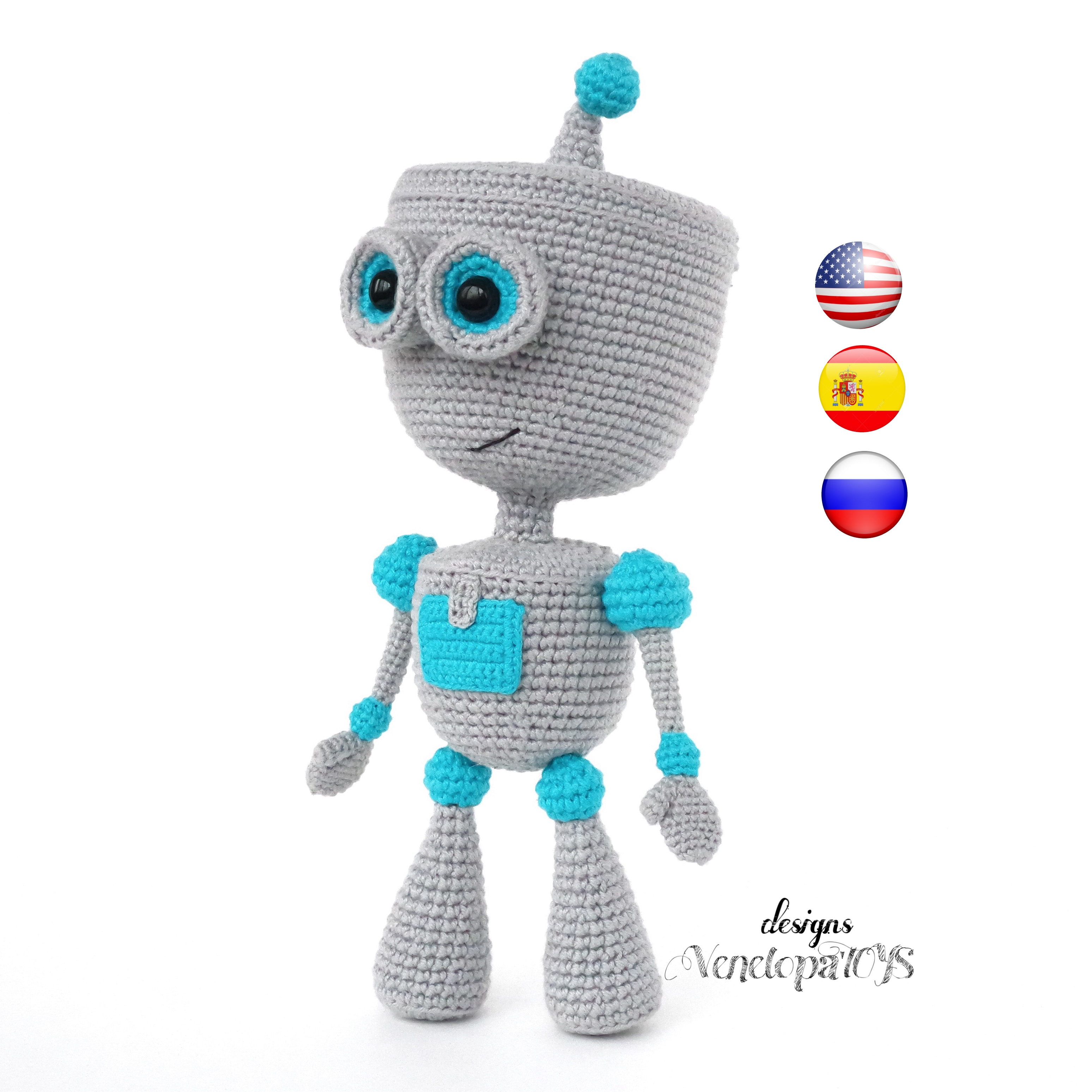 Amigurumi Pattern Robot