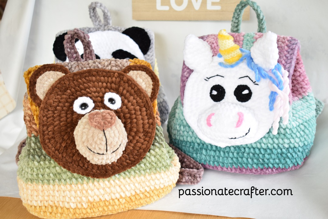 Crochet unicorn backpack pattern sale