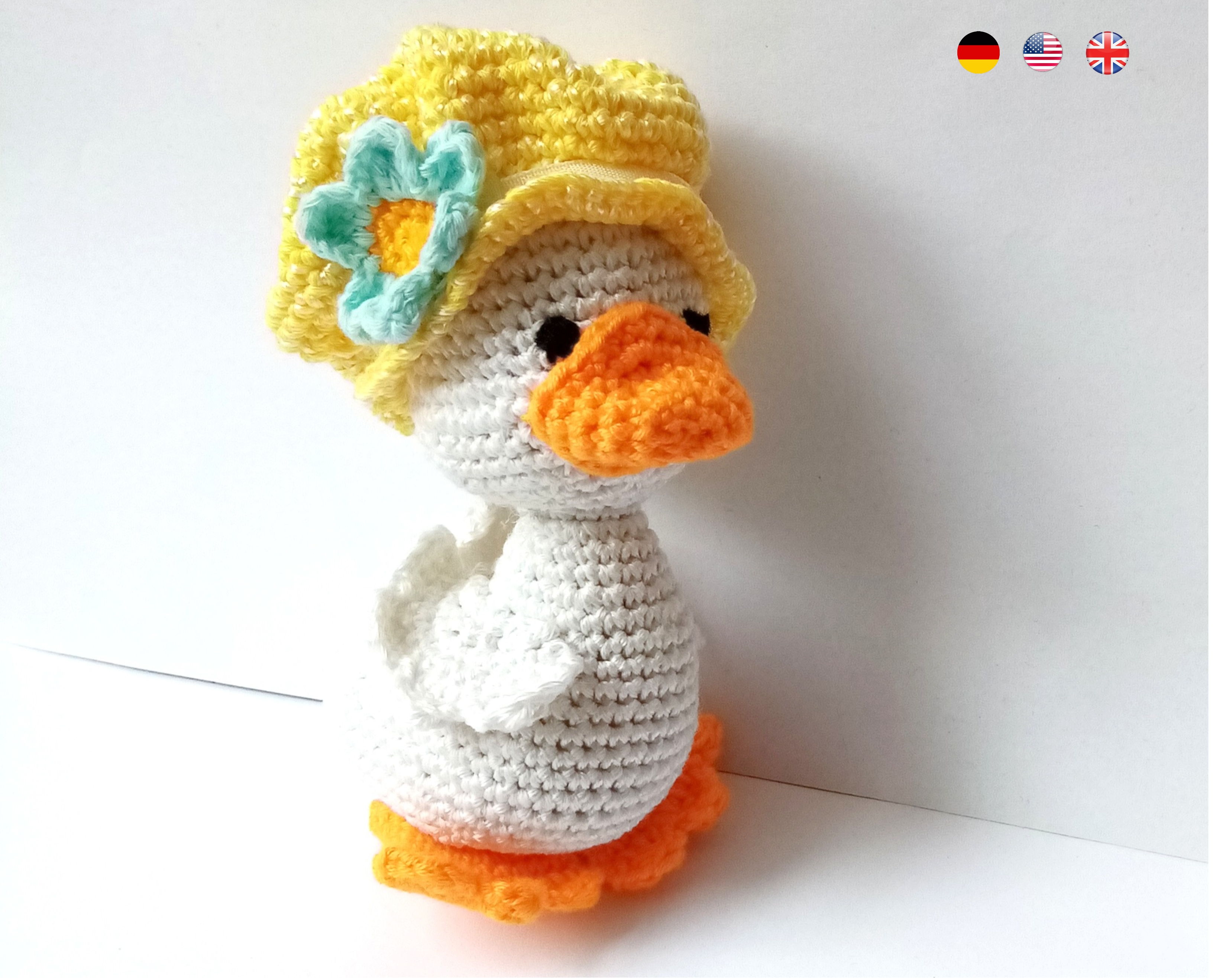 Crochet Duck Bag PATTERN Amigurumi Duck Plush Crochet Purse -  in 2023