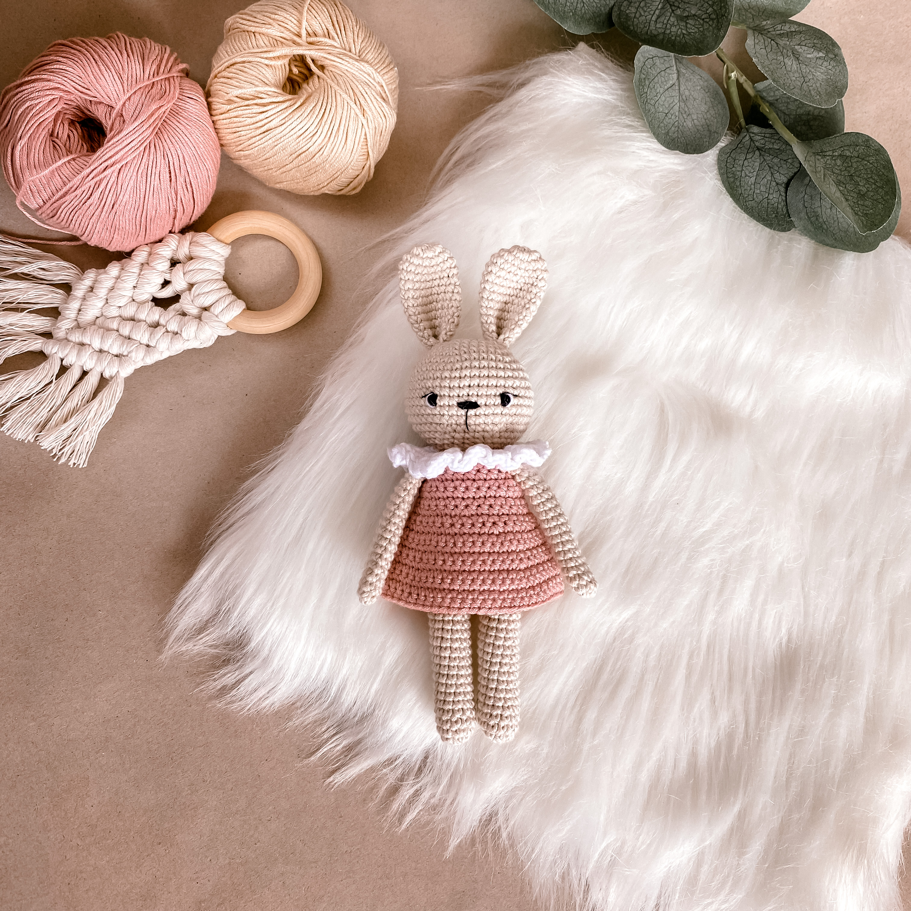 PDF Pattern baby bunny with pants amigurumi crochet