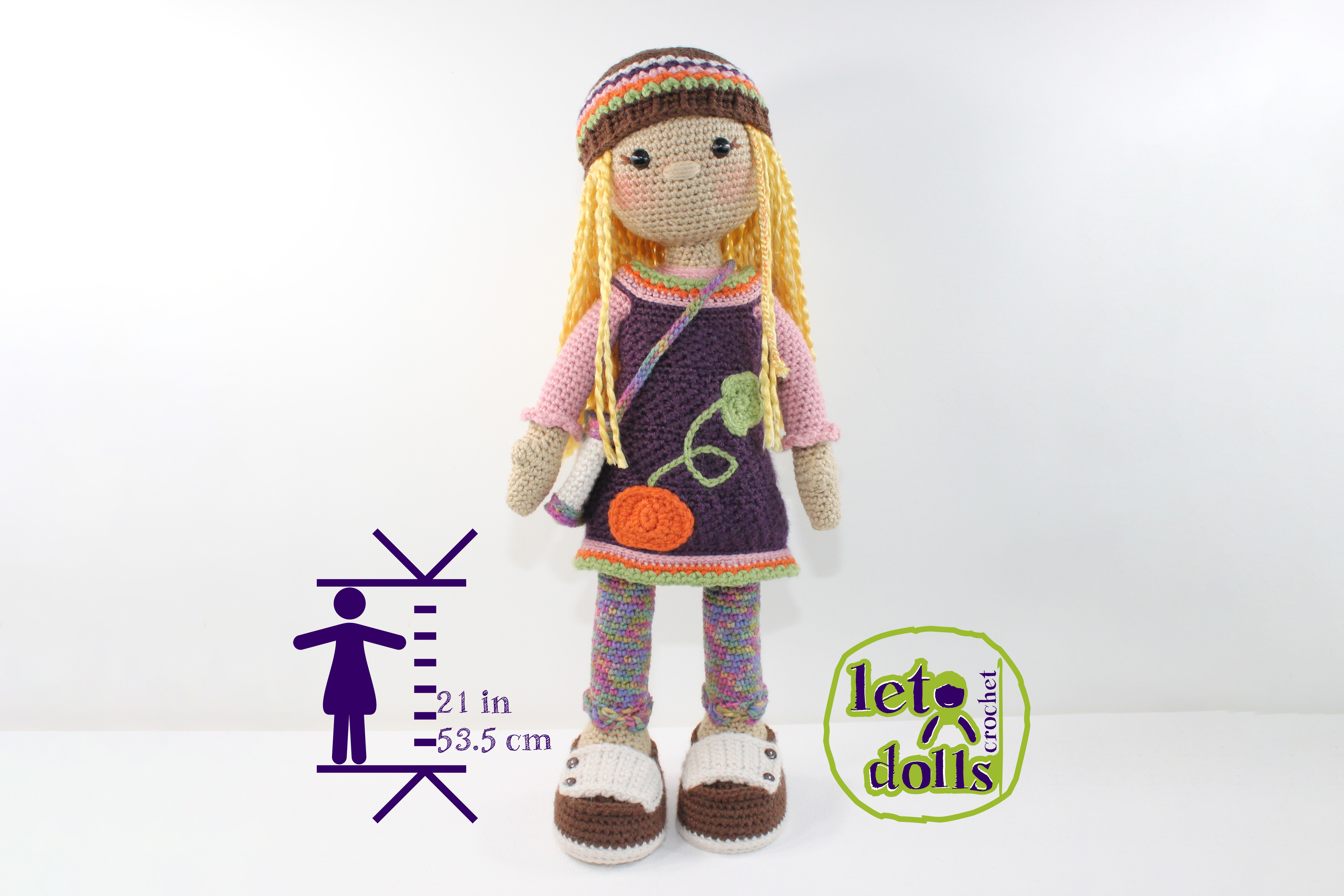  Handmade Crochet Doll Mia Doll Amigurumi Doll Yarn