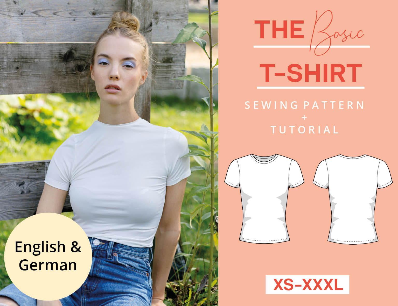 Easy Sweater Sewing Pattern XS-XXXL PDF Instant Download Women's