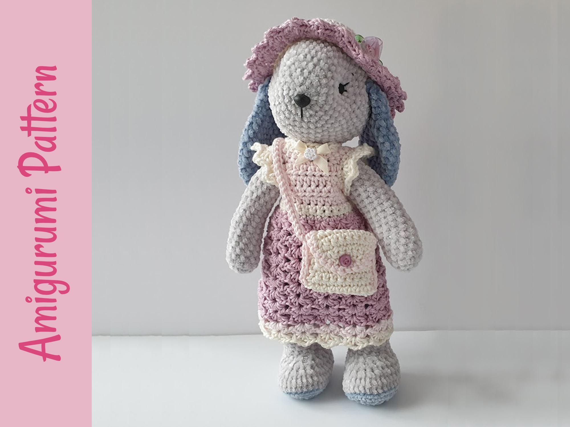 Amigurumi Crochet Cute Honey the Bunny Pattern