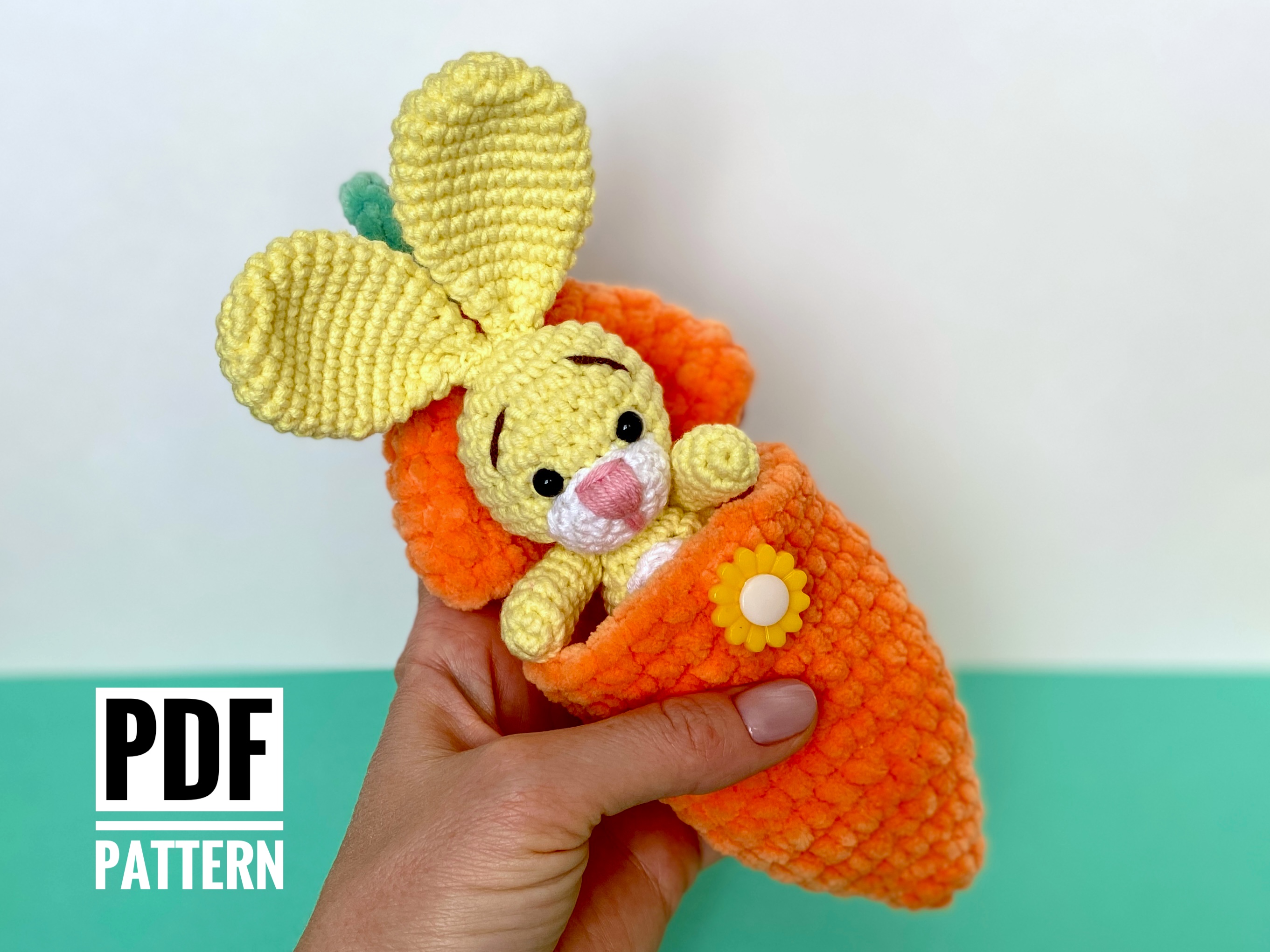 PDF Pattern baby bunny with pants amigurumi crochet