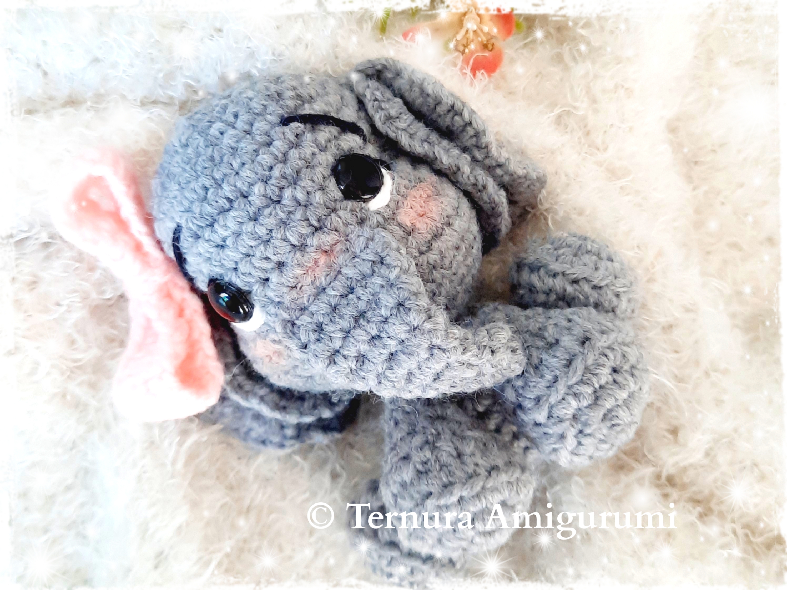 Elephant Stuffed Animal Doll Sewing Pattern / Soft Toy Digital PDF Download  -  Denmark