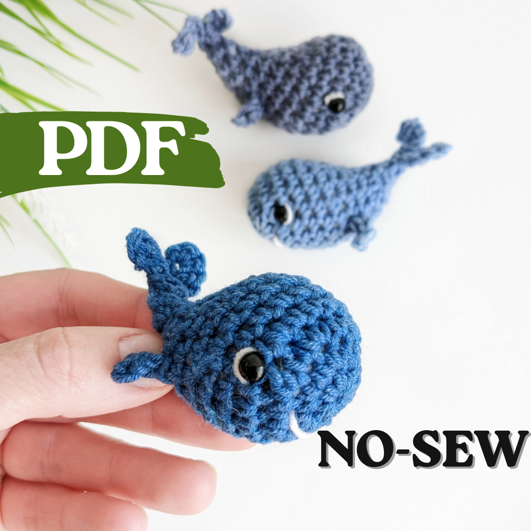 Free Mini Whale Crochet Pattern - Amigurumi Keychain