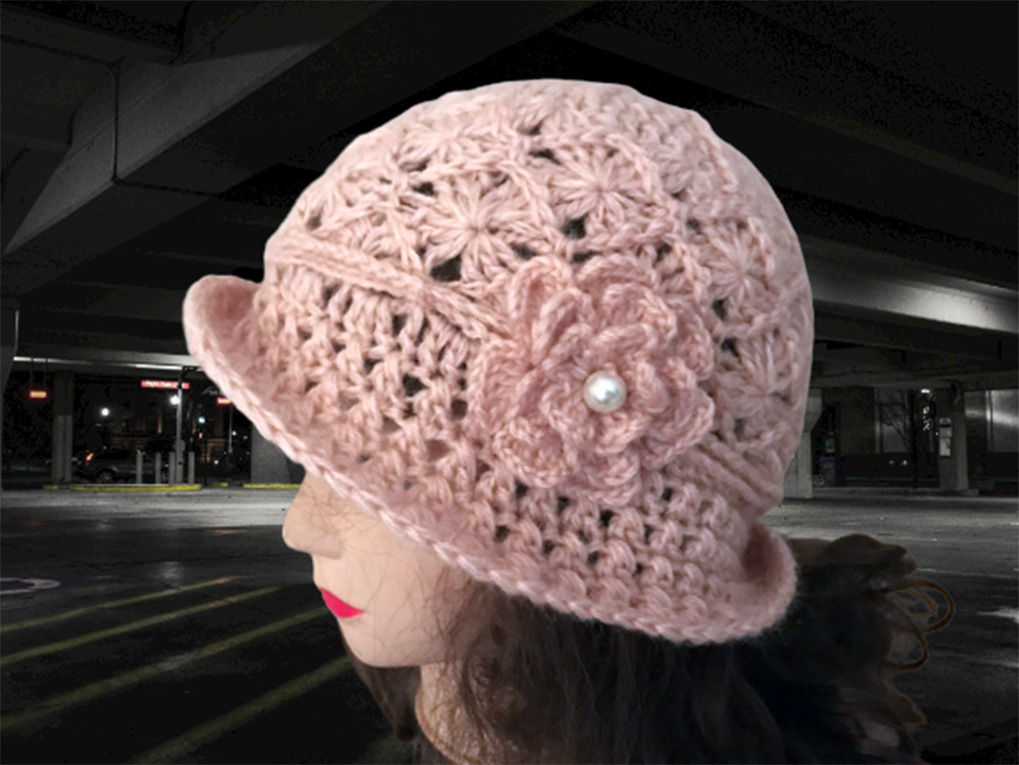 Crochet Hat, Crochet Pattern, Winter Hat , M-S-L Size Hat