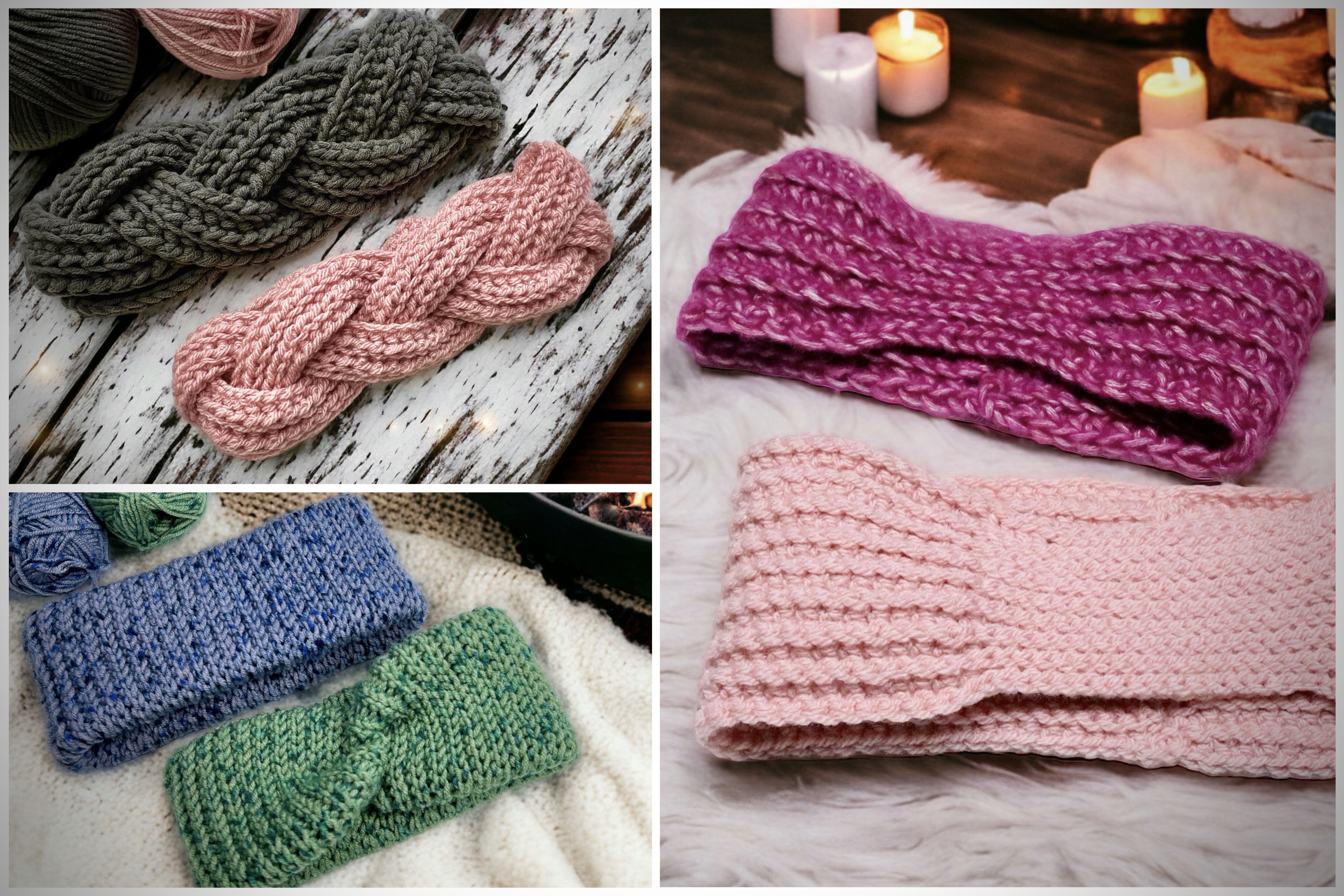 Winter headband Set - Crochet Pattern