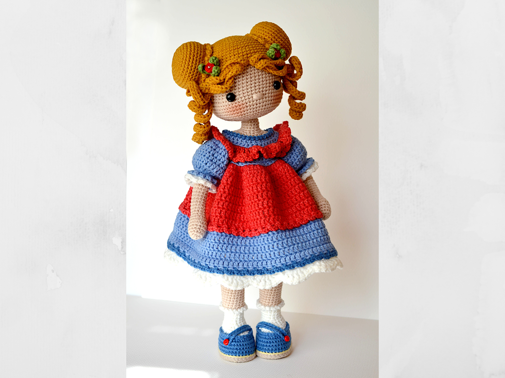 Celeste 2024 40 cm tall, 16 cm wide, movable doll, handmade